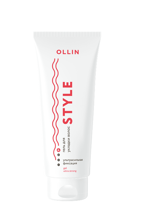 OLLIN STYLE Гель для укладки волос ультрасильной фиксации 200мл/ Gel Ultra Strong - фото 12787