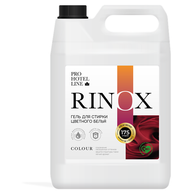 Rinox Colour Гель для стирки цветного белья 5л - фото 14469