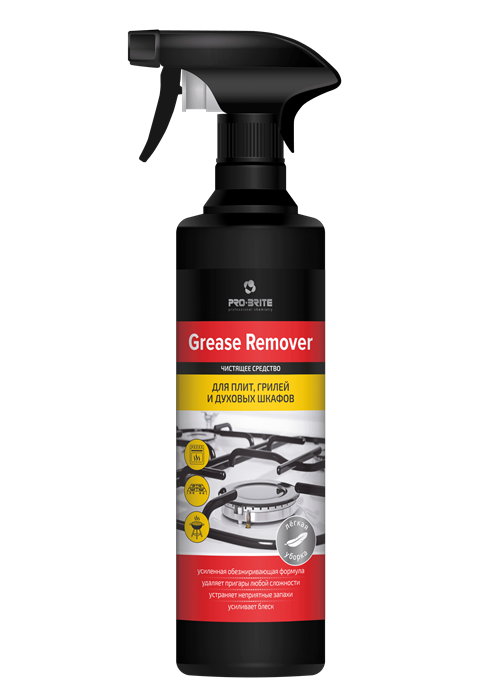 Grease Remover чистящее средство для плит, грилей и духовых шкафов 0,5л - фото 14510