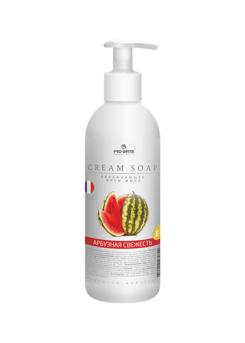 Cream Soap «Арбузная свежесть» увлажняющее крем-мыло 0,5л - фото 14593