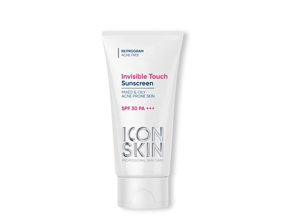 ICON SKIN Солнцезащитный крем-флюид Invisible Touch SPF 30, 50 мл - фото 15320