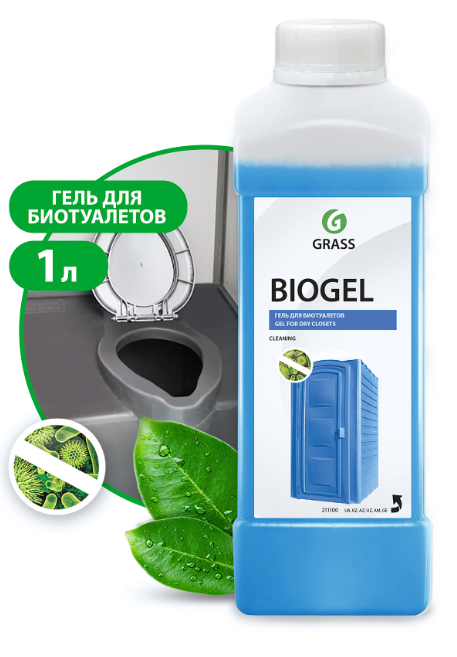 Средство для биотуалетов BIOGEL, 1 л - фото 15726