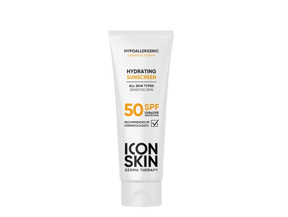 ICON SKIN Увлажняющий солнцезащитный крем Hydrating Sunscreen SPF 50 , 75 мл - фото 17188