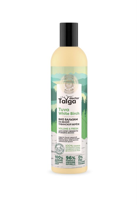 NS / Doctor Taiga / Бальзам «Био. Освежающий для супер свежести и объема волос», 400 мл - фото 6817