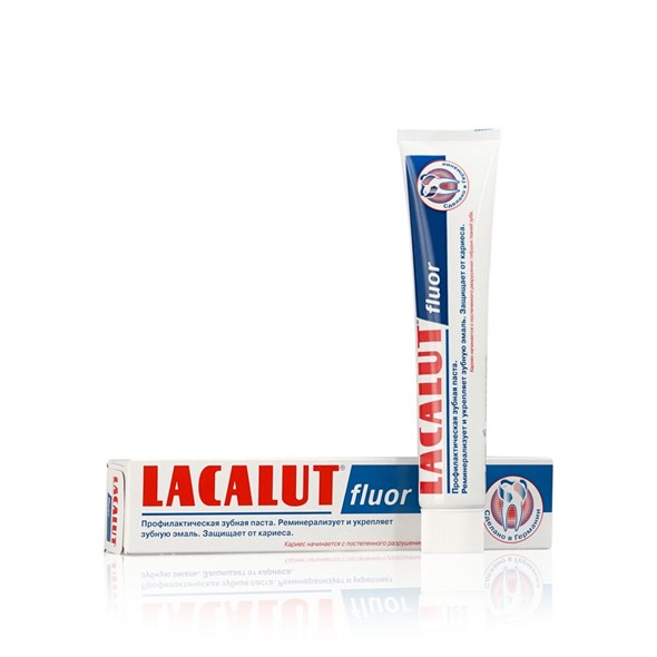 Lacalut fluor, профилактическая зубная паста, 75 мл - фото 7288