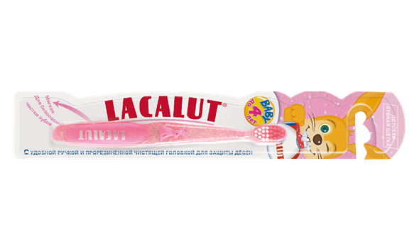 Lacalut baby до 4 лет зубная щетка - фото 7302