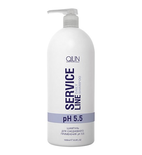 OLLIN SERVICE LINE Шампунь для ежедневного применения рН 5.5 1000мл/ Daily shampoo pH 5.5 - фото 8196