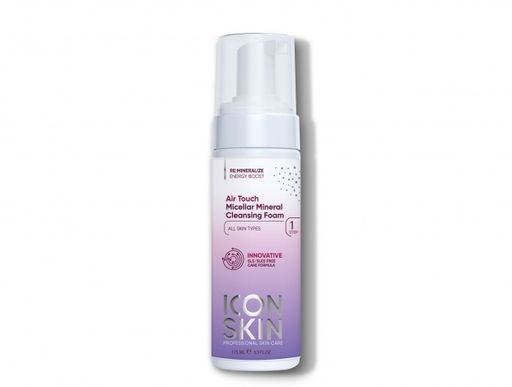 ICON SKIN  / Мицеллярная пенка для умывания Air Touch, профессиональный уход для все типов кожи, 175мл. - фото 8752