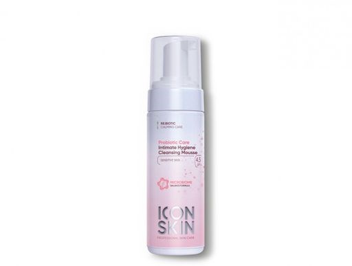 ICON SKIN  / Мусс для интимной гигиены с пребиотиком и пробиотиком для чувствительной кожи, 175 мл - фото 8974