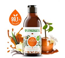 Натуральный биоразлагаемый гель для душа SYNERGETIC Карамельное яблоко и ваниль 0,75л