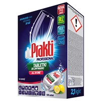 Таблетки для посудомоечных машин Dr Prakti Professional (20 гр 90+15 штук) 2,1 кг (картон)