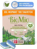 BioMio. BIO-TOTAL Экологичные таблетки для ПММ 7-в-1 с эфирным маслом эвкалипта, 100 шт