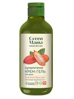 Green Mama Крем - гель для душа суперпитание с д-пантенолом и маслом какао, 400 мл