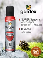 Gardex  SUPER Аэрозоль-репеллент от комаров, мошек и других насекомых 150 мл