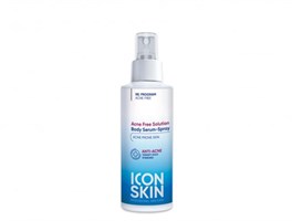 ICON SKIN Нормализующая сыворотка-спрей для проблемной кожи тела с кислотами, 100 мл.